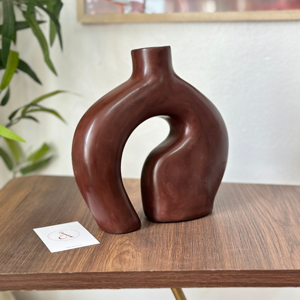 Vase artisanal Atlas mat