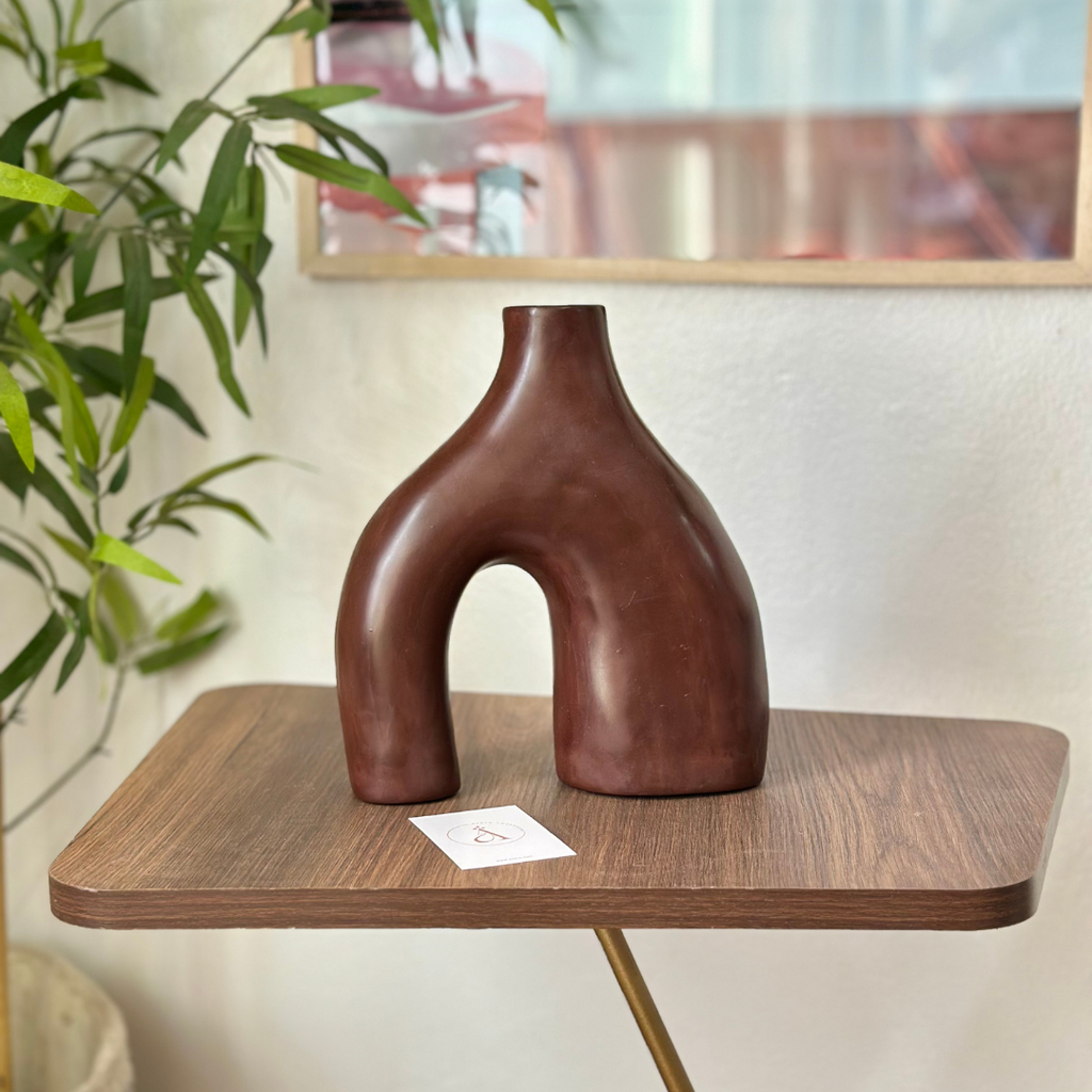 Vase artisanal Azul mat