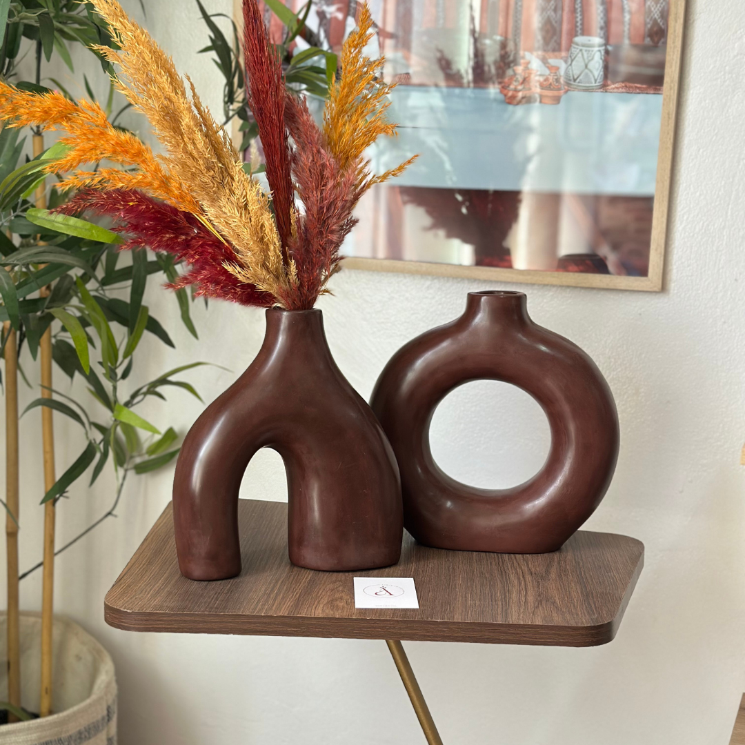 Vase artisanal Azul mat