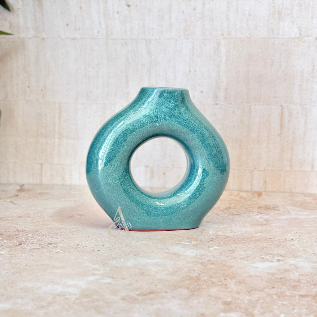 Vase artisanal Tafoukt vernis petit