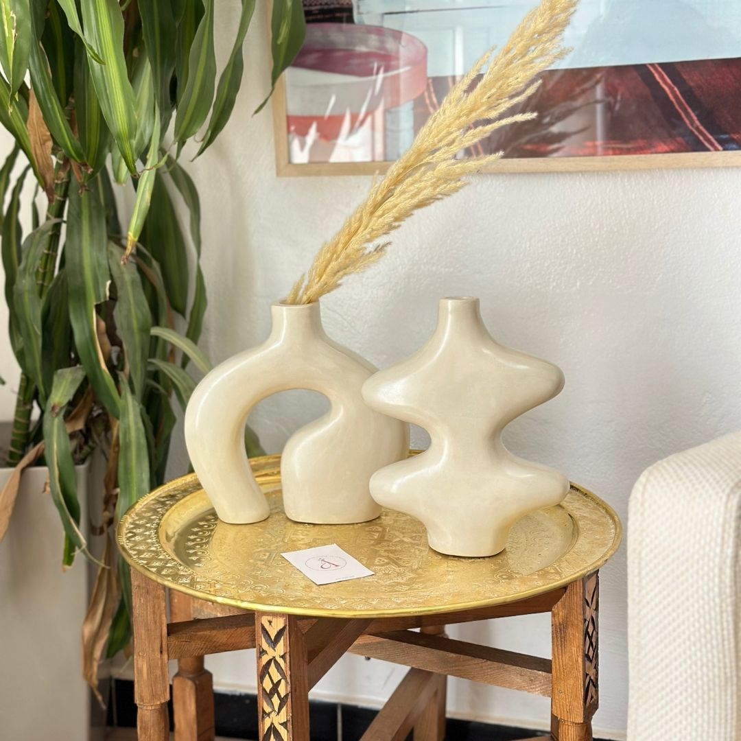 Vase artisanal Atlas mat