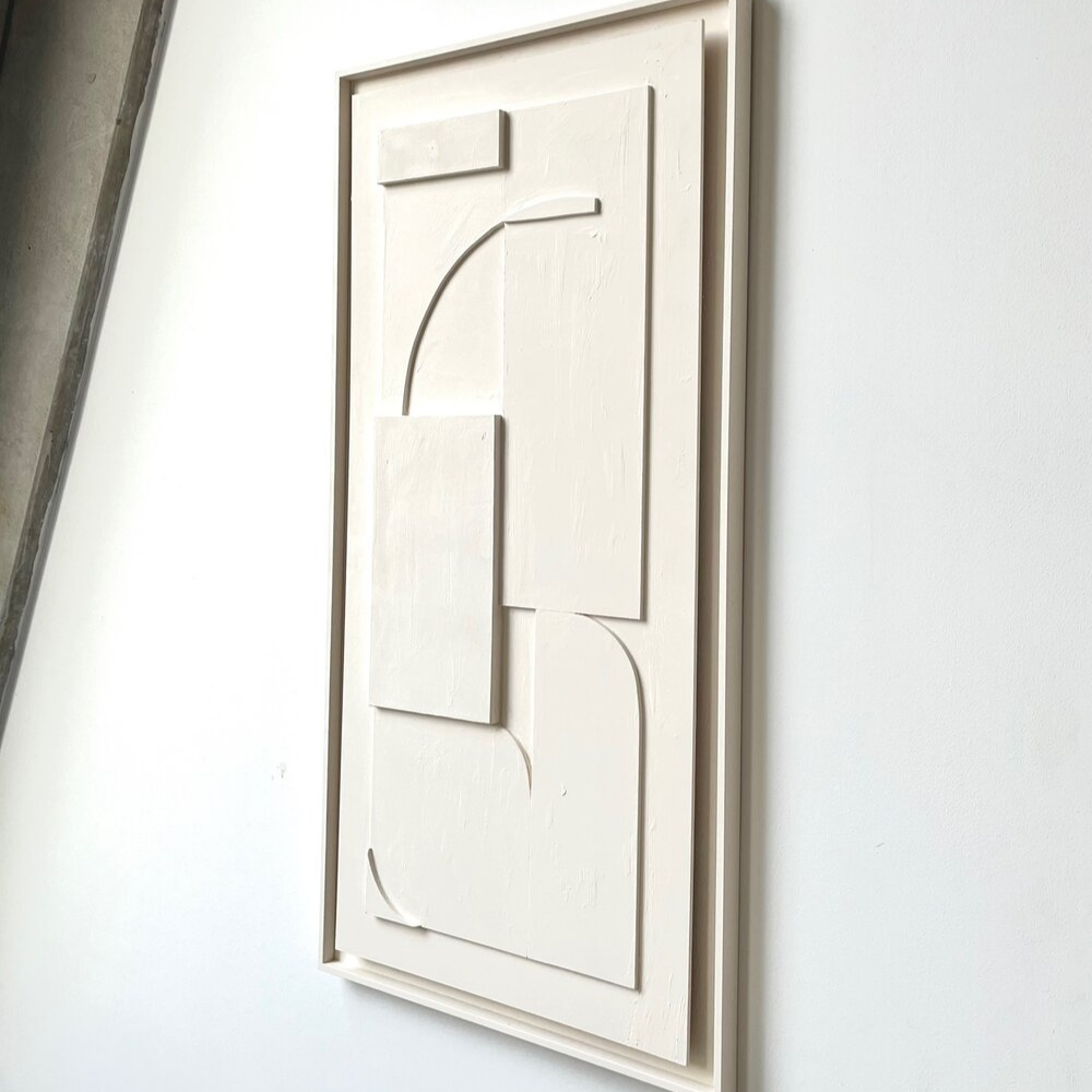 SHAPE 2 Tableau bois peinture satinée