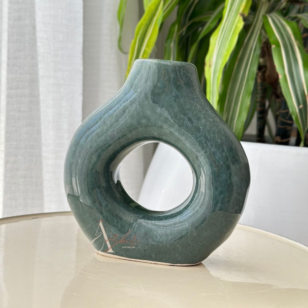 Vase artisanal Tafoukt vernis petit