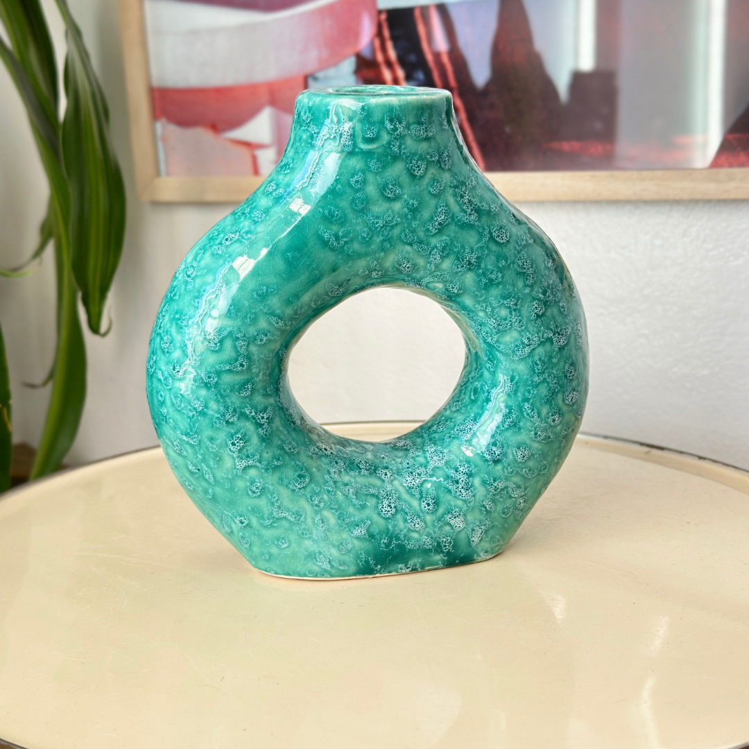 Vase artisanal Tafoukt vernis petit