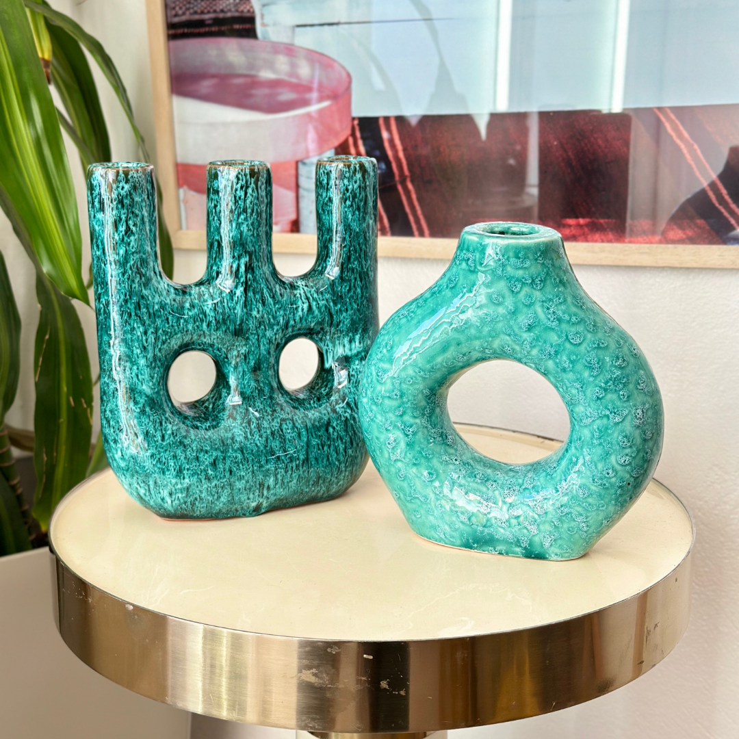 Vase artisanal Tafoukt vernis petit