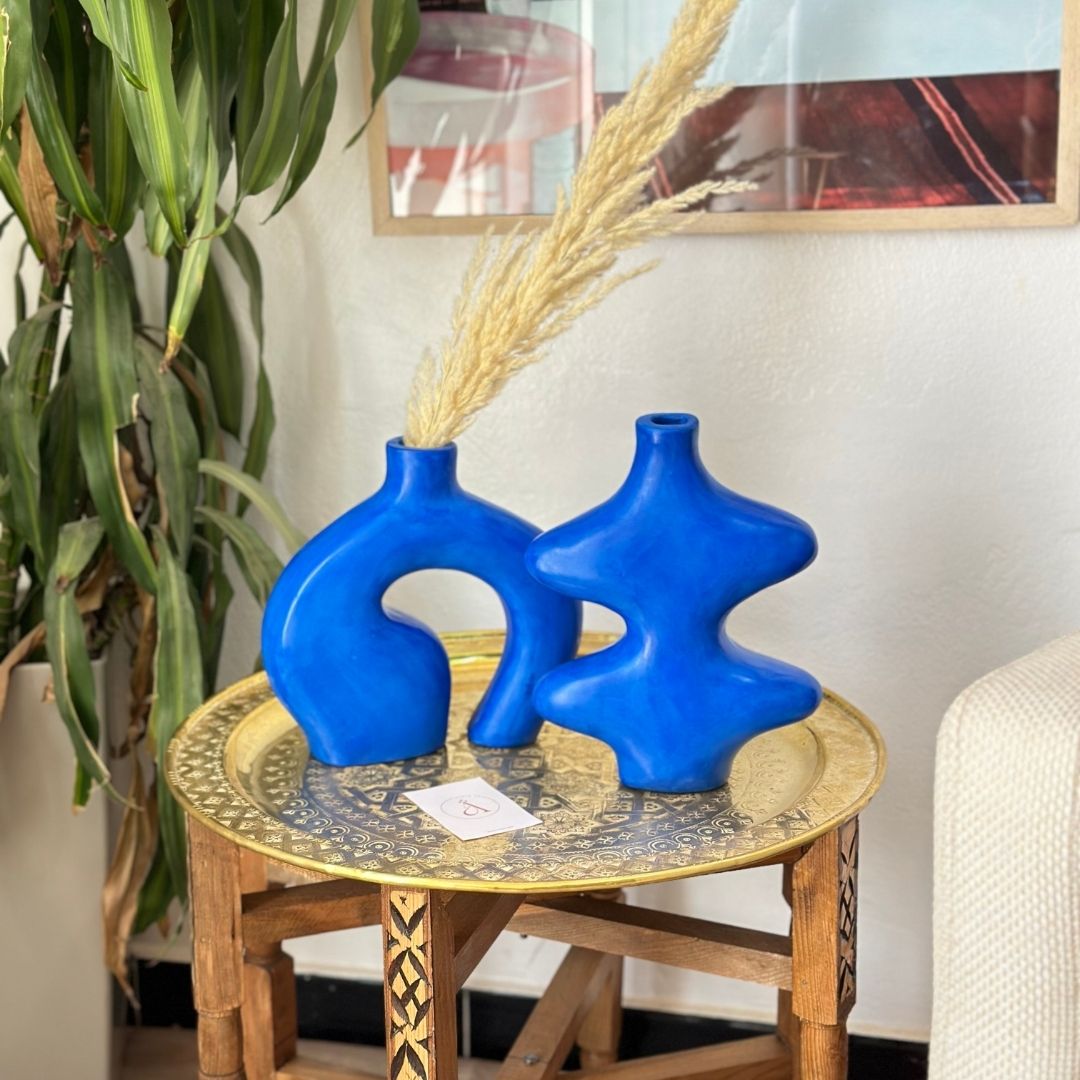 Vase artisanal Atlas mat