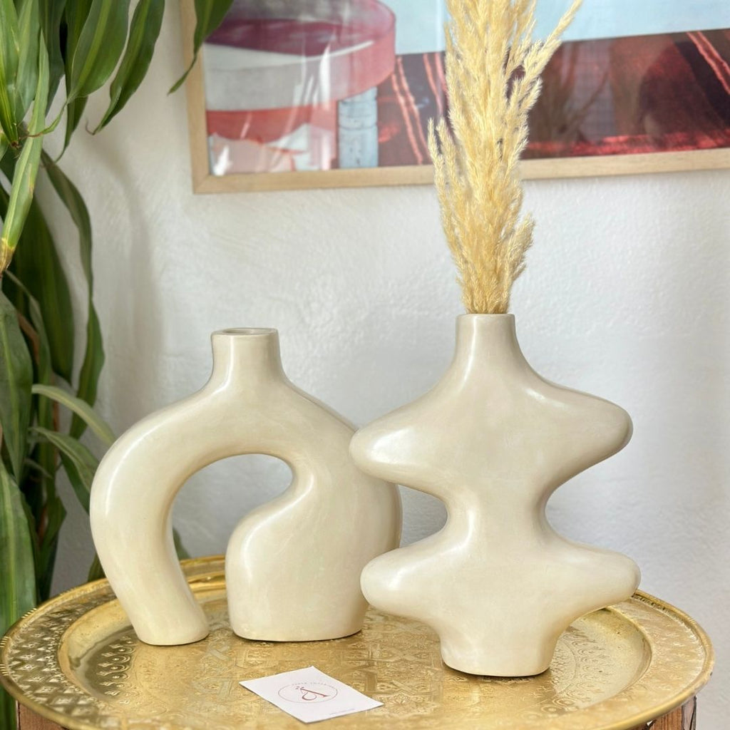 Vase artisanal Atlas mat