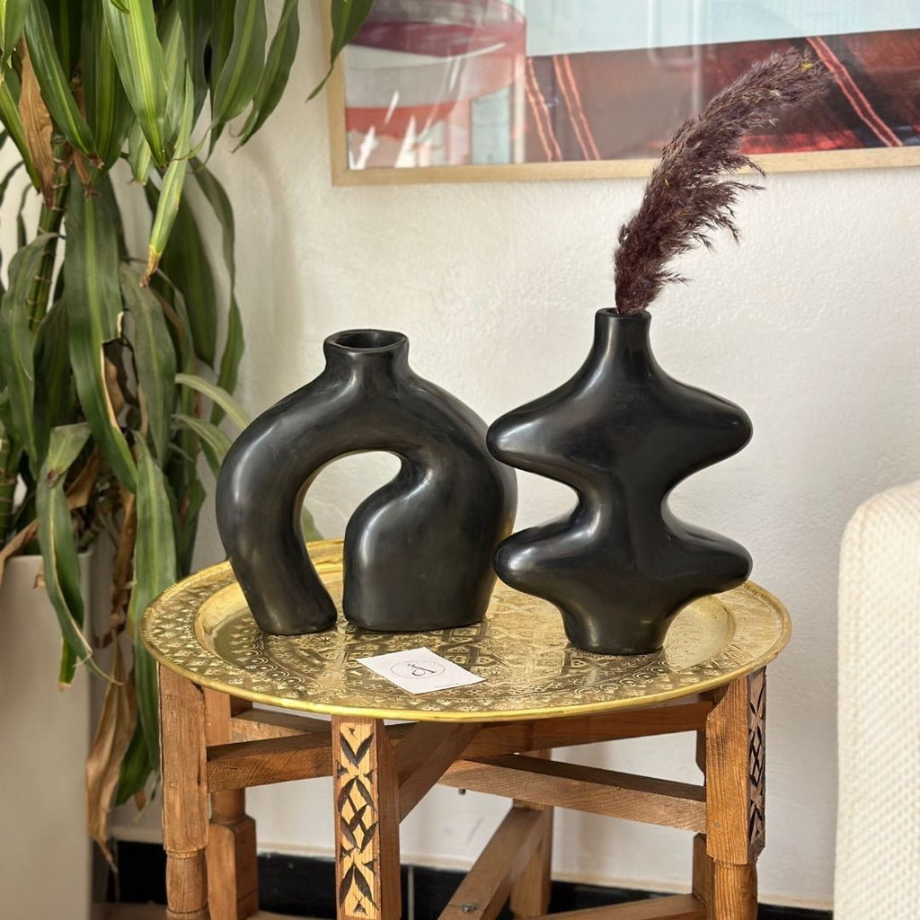 Vase artisanal Atlas mat