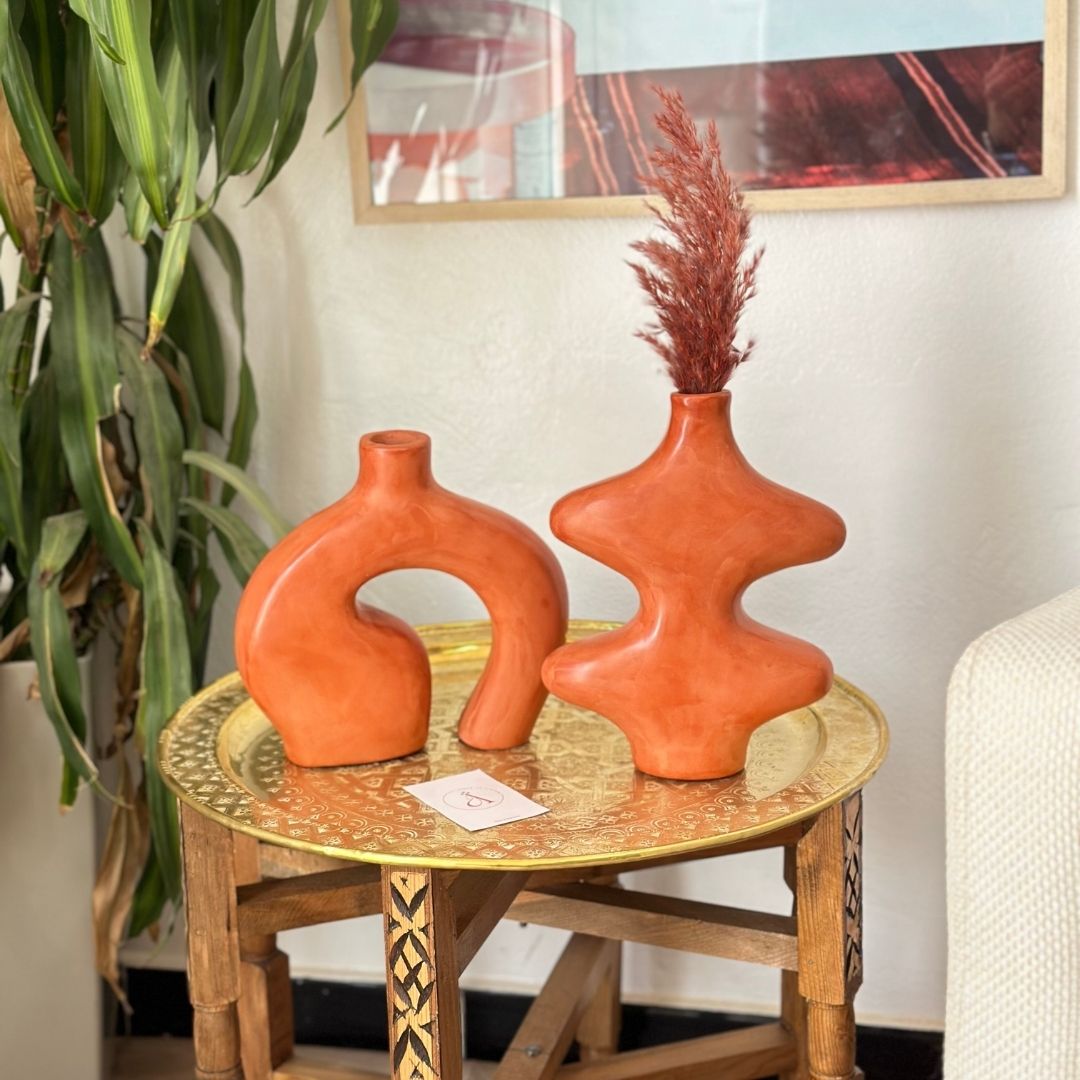 Vase artisanal Atlas mat