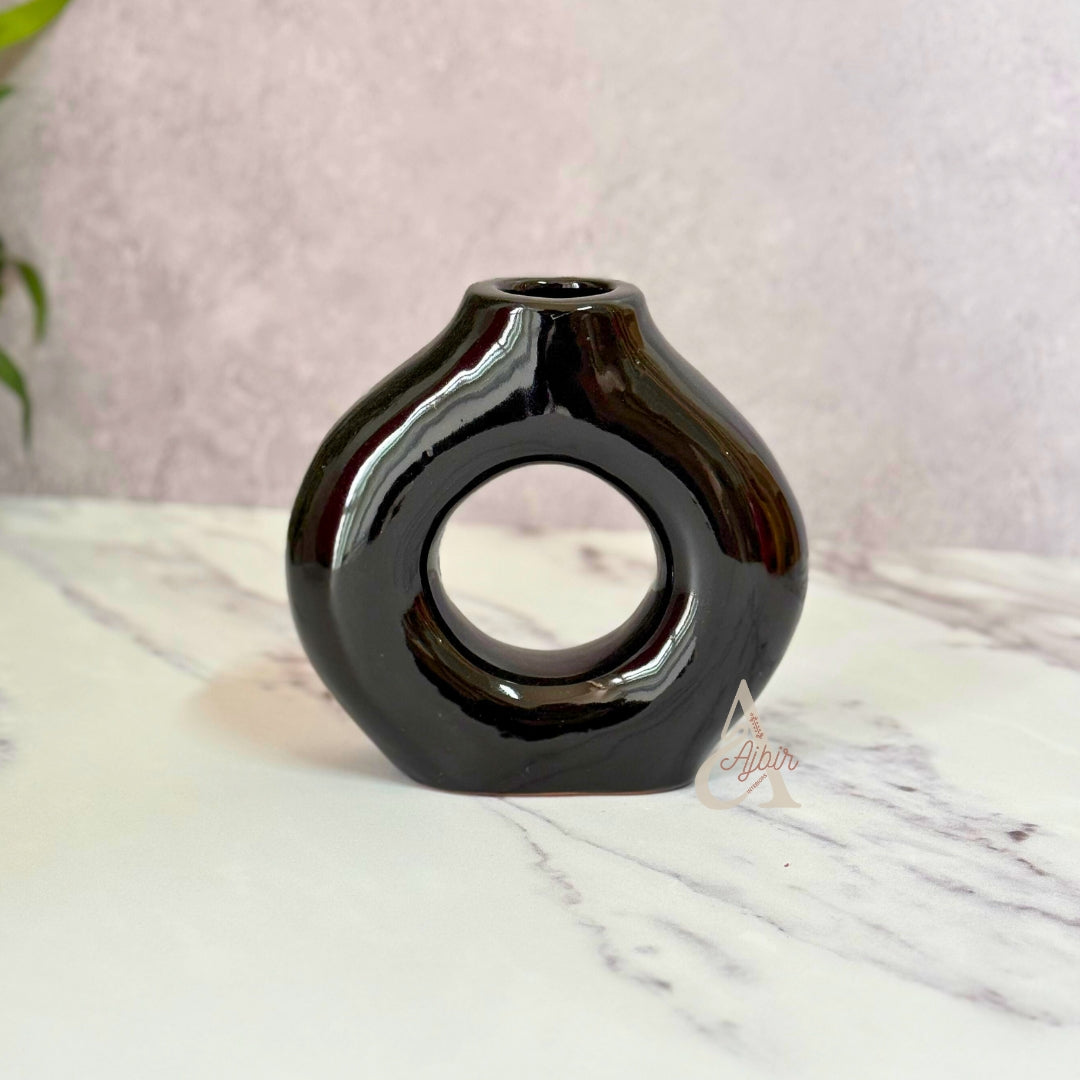 Vase artisanal Tafoukt vernis petit