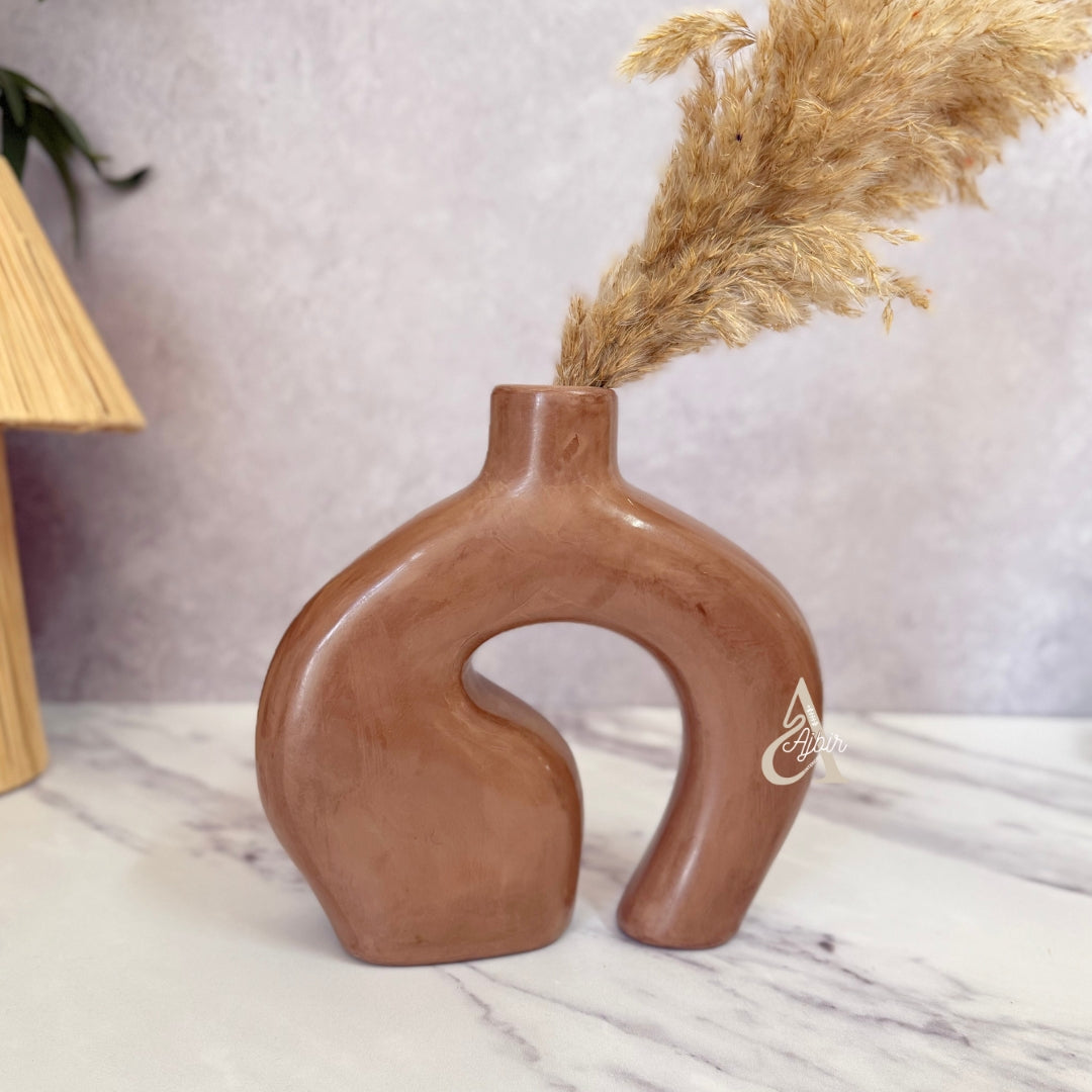 Vase artisanal Atlas mat