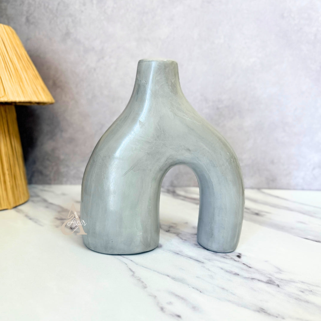 Vase artisanal Azul mat