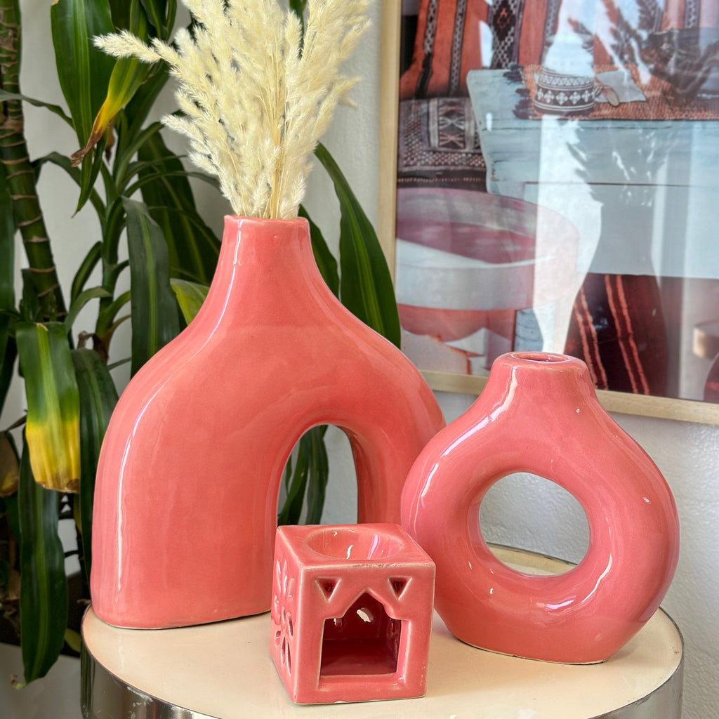 Vase artisanal Azul mat