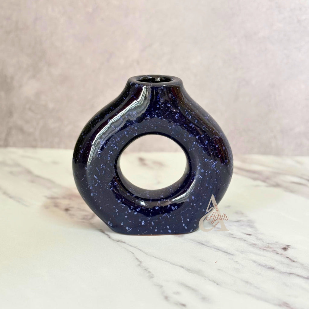 Vase artisanal Tafoukt vernis petit