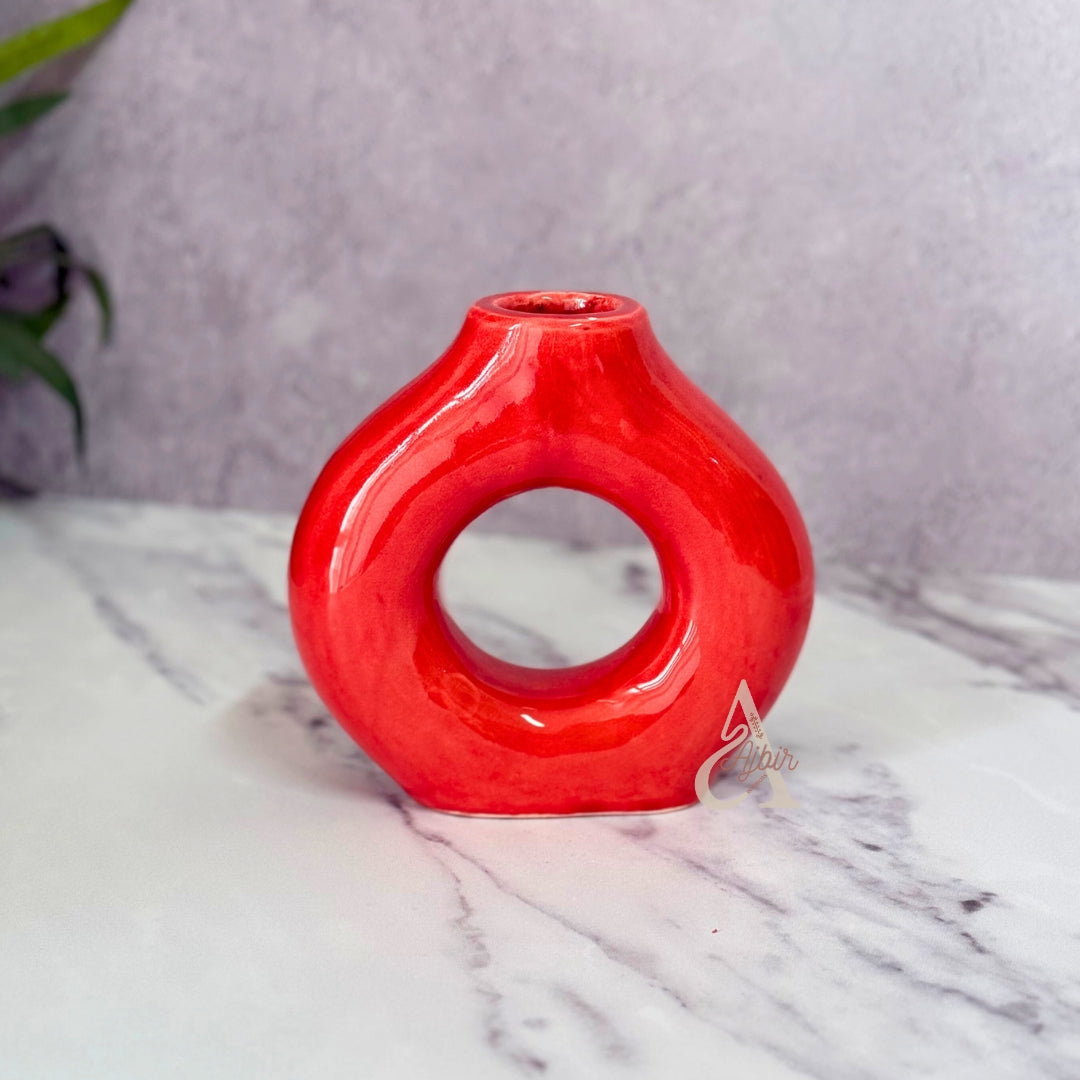 Vase artisanal Tafoukt vernis petit