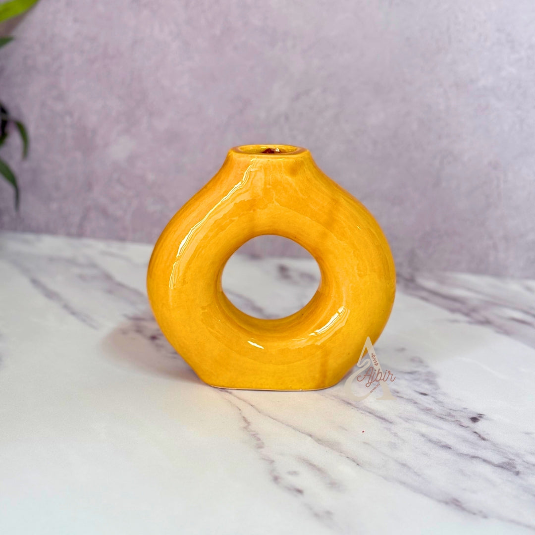 Vase artisanal Tafoukt vernis petit