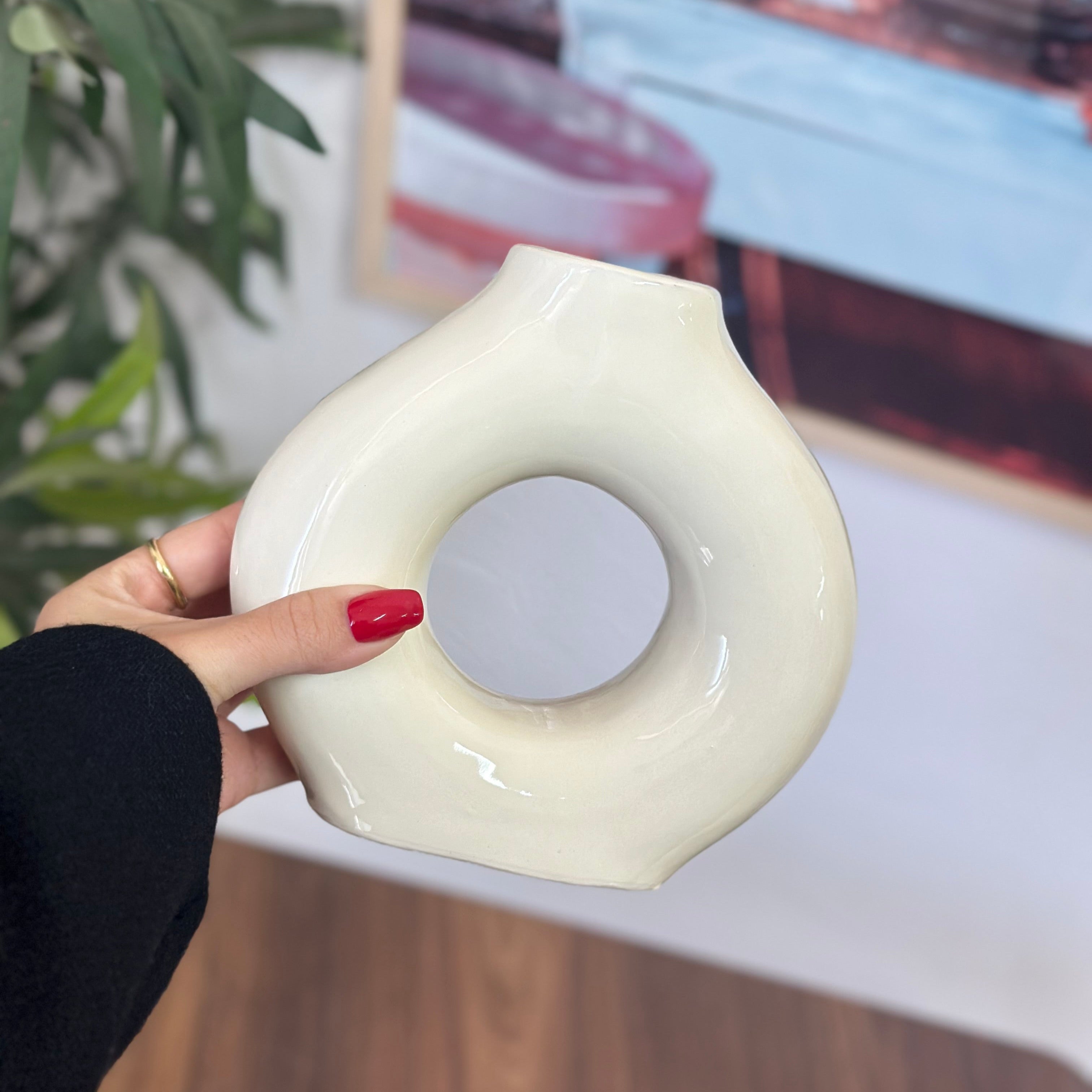 Vase artisanal Tafoukt vernis petit