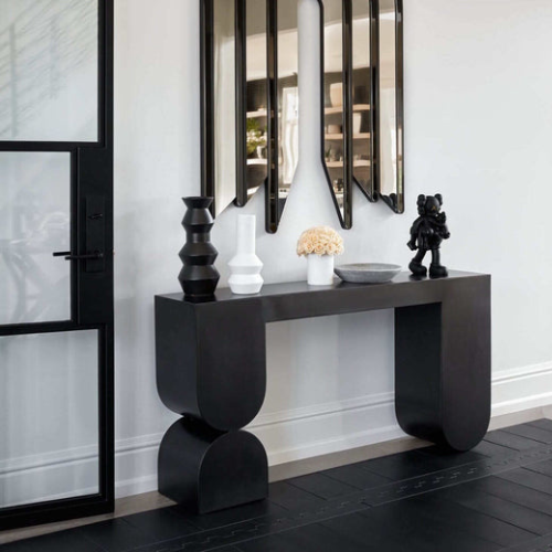 Console Modèle FLORENCE en bois teinté