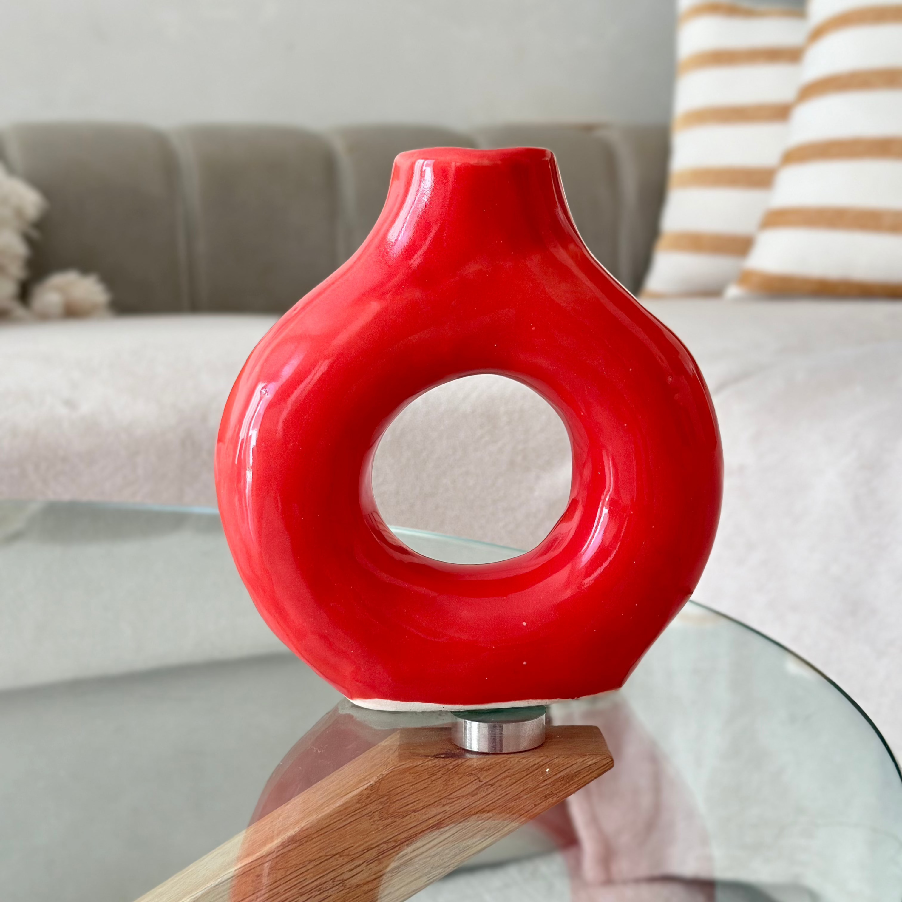 Vase artisanal Tafoukt vernis petit