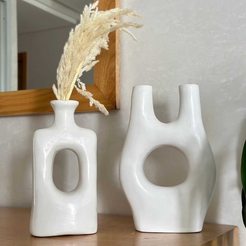 Vase artisanal Riad mat