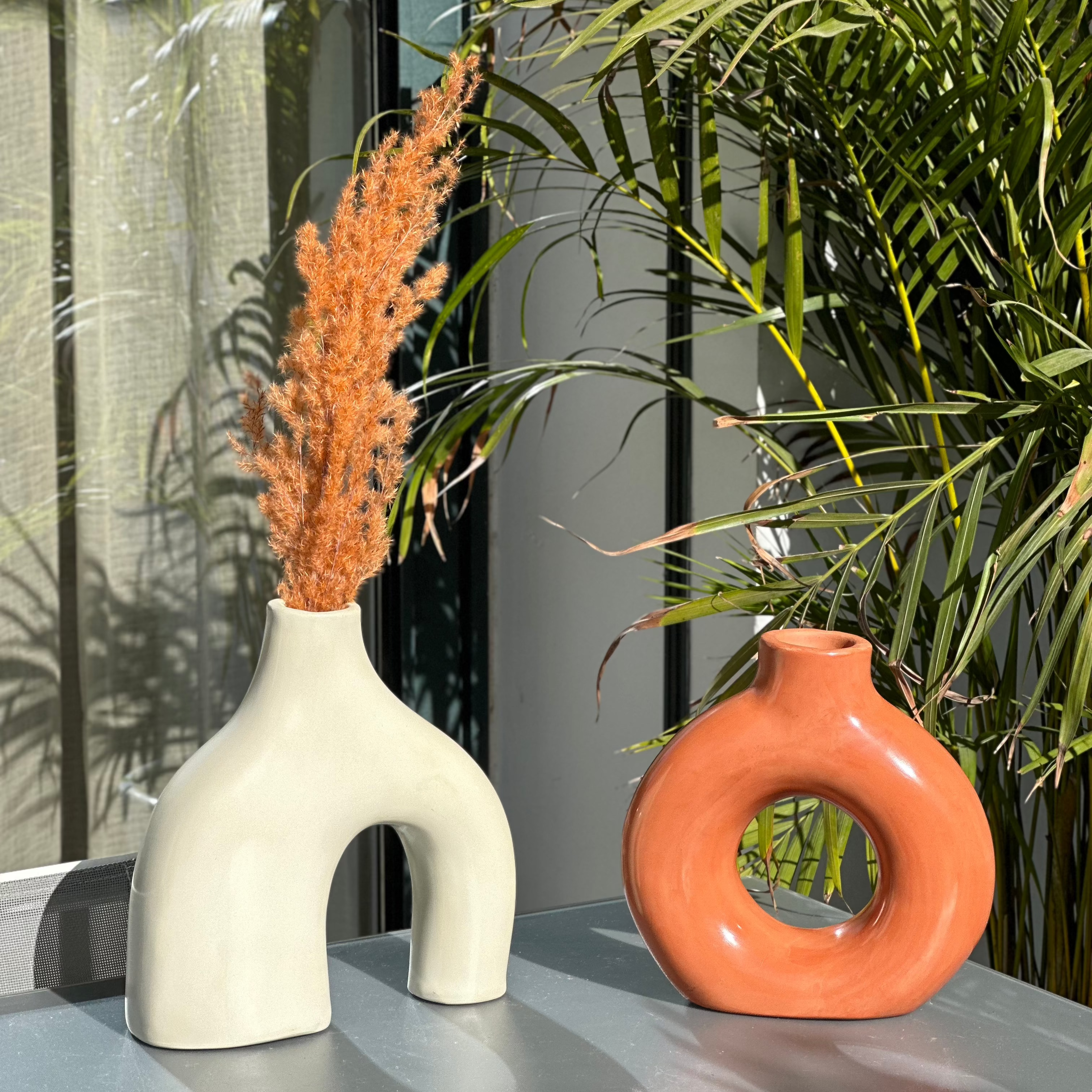 Vase artisanal Azul mat