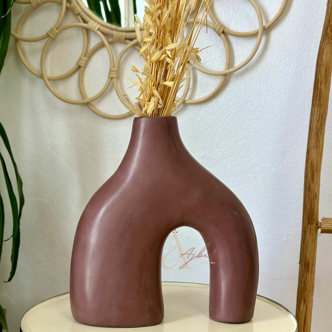 Vase artisanal Azul mat