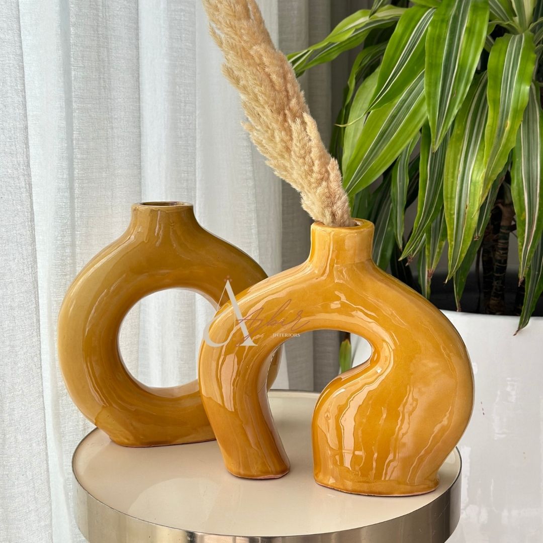 Vase artisanal Tafoukt vernis petit