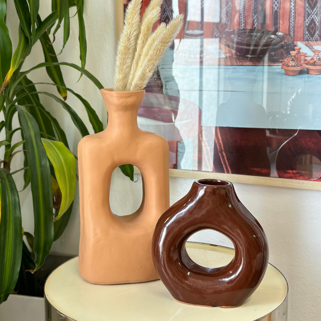 Vase artisanal Riad mat