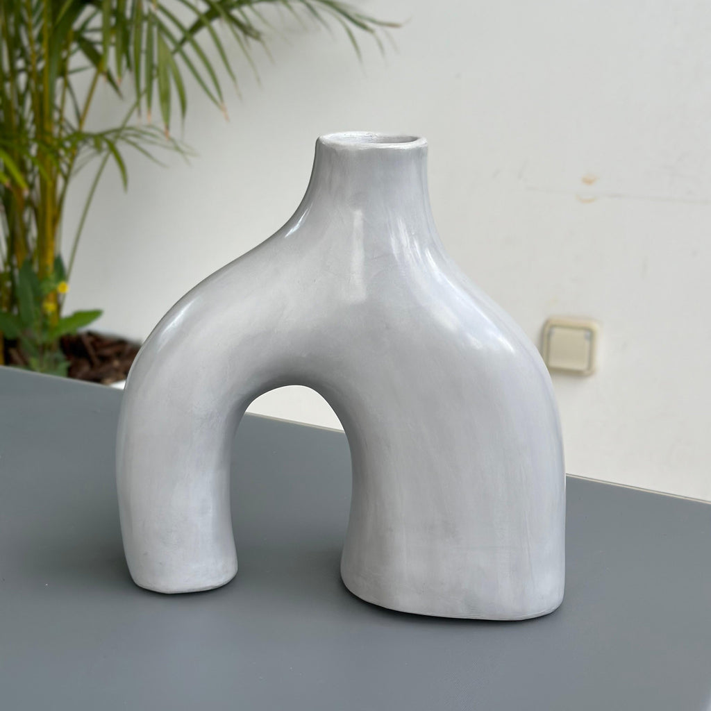 Vase artisanal Azul mat