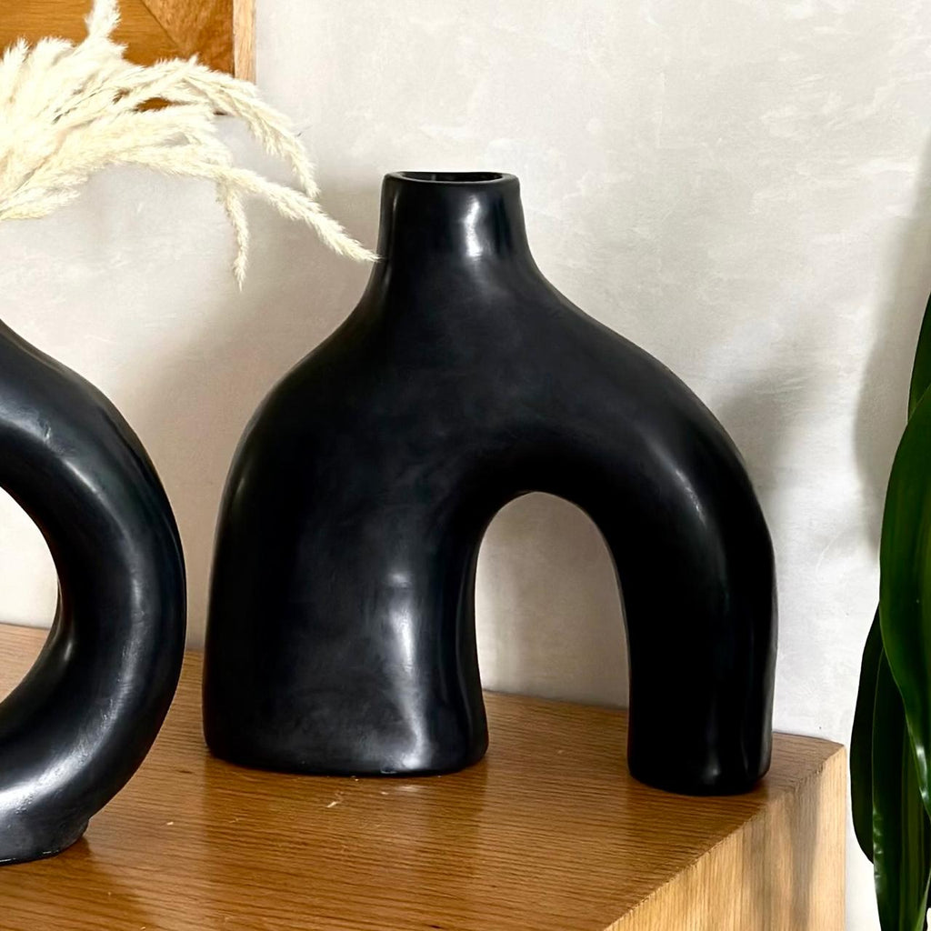 Vase artisanal Azul mat