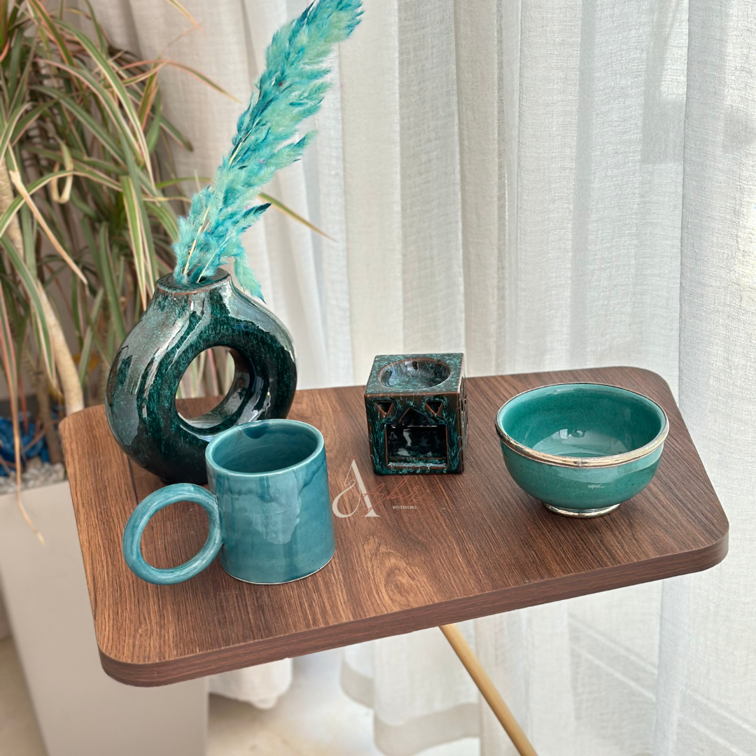 Vase artisanal Tafoukt vernis petit