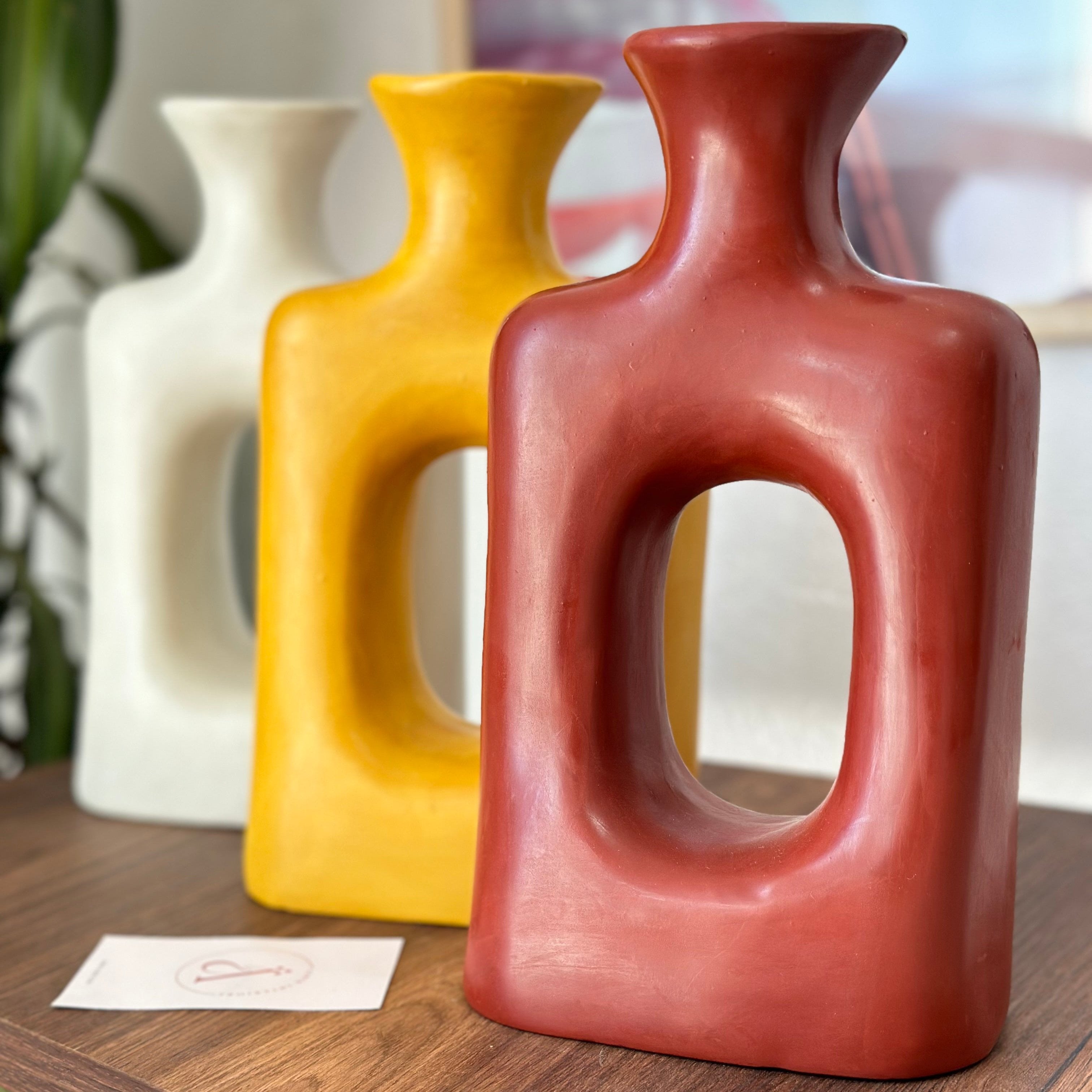 Vase artisanal Riad mat