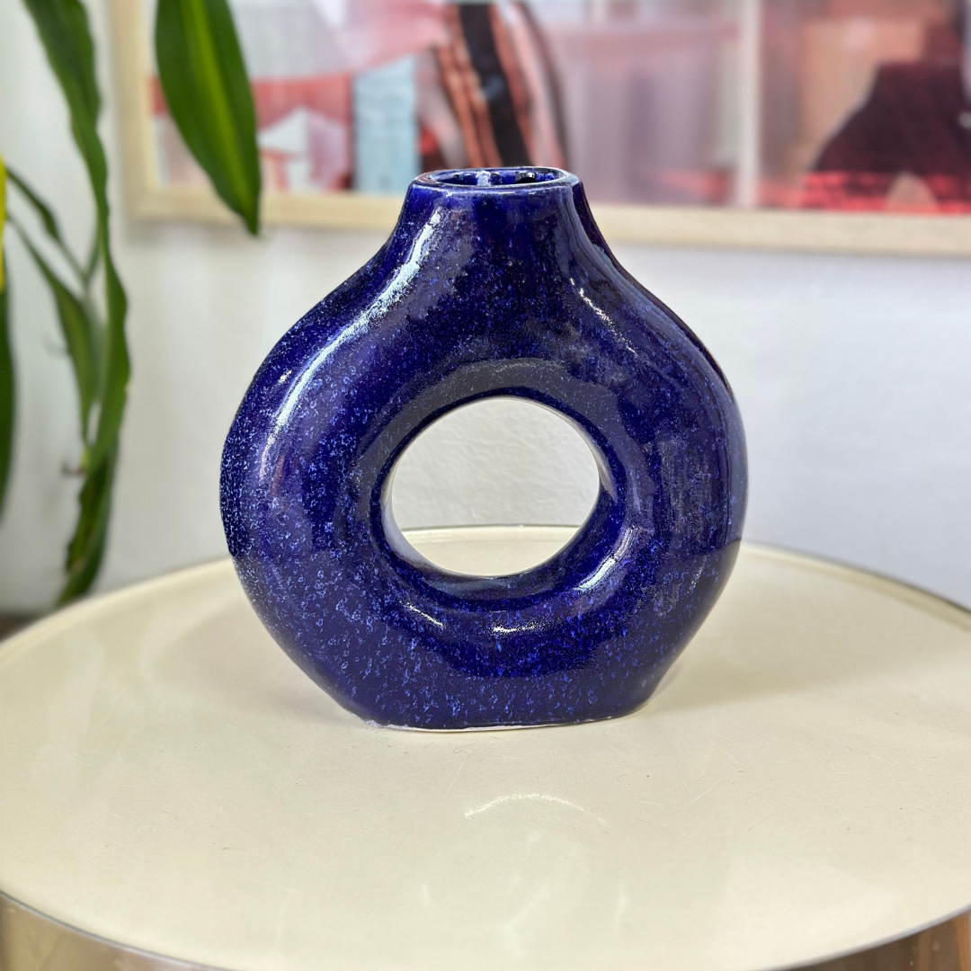 Vase artisanal Tafoukt vernis petit