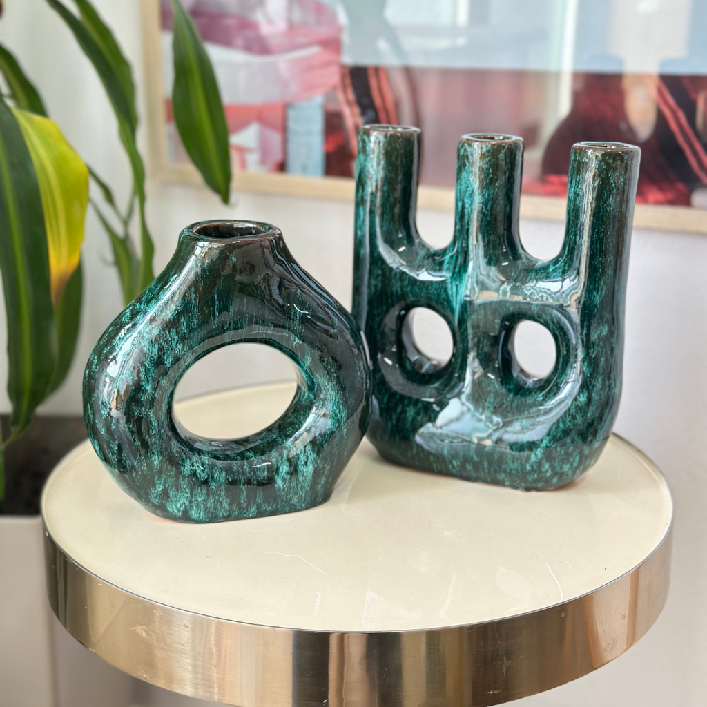 Vase artisanal Tafoukt vernis petit