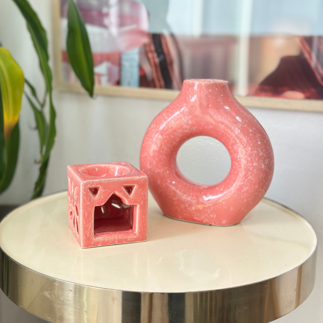 Vase artisanal Tafoukt vernis petit