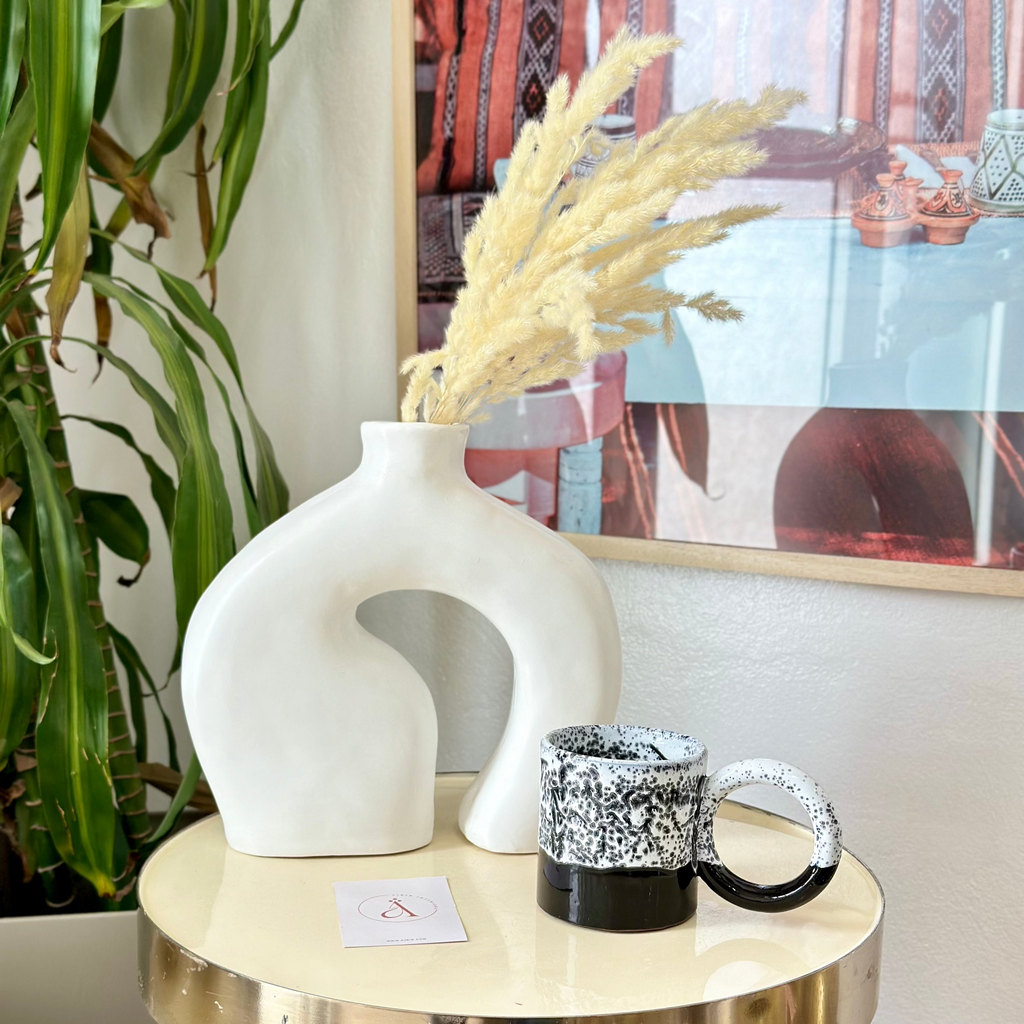 Vase artisanal Atlas mat