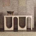 Console Modèle TERANO en bois teinté
